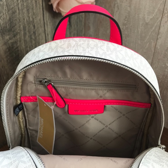 Michael Kors Fulton Sport Med Backpack Neon Pink W - Picture 7 of 7